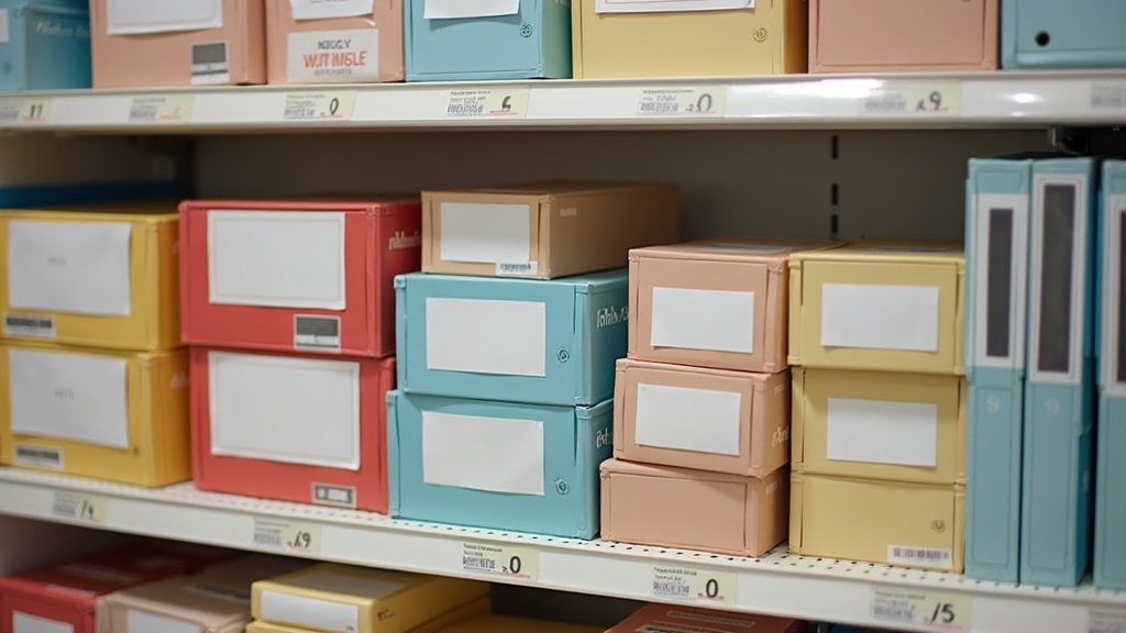 Store aisle stocked with school supplies showing seasonal back-to-school buying pattern
