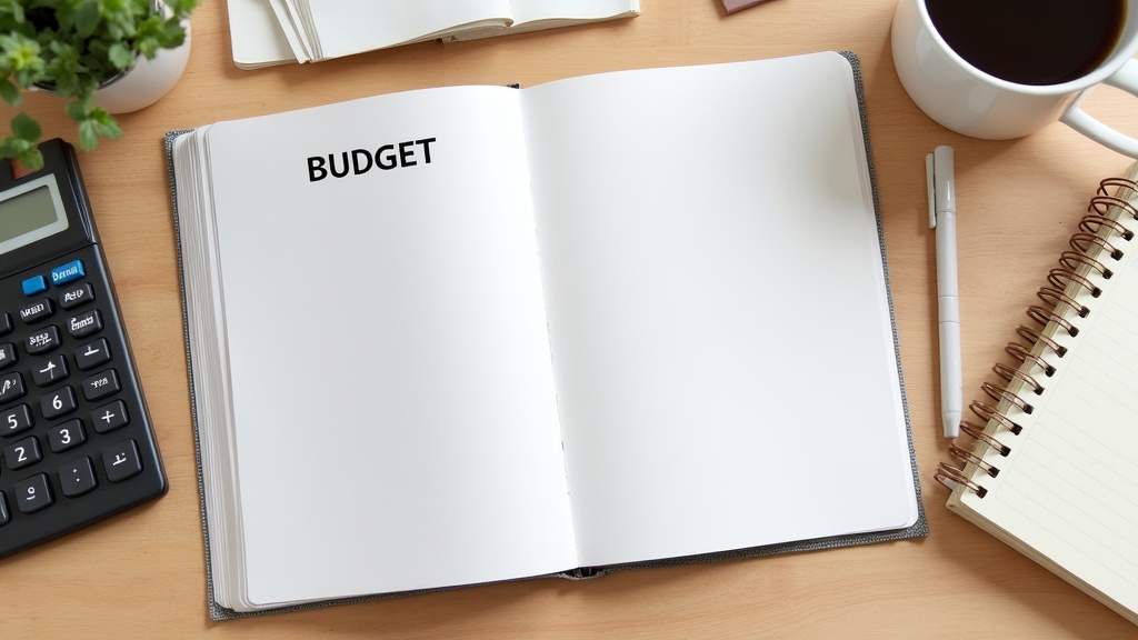 Person auditing subscriptions using a notebook and calculator to track recurring monthly charges