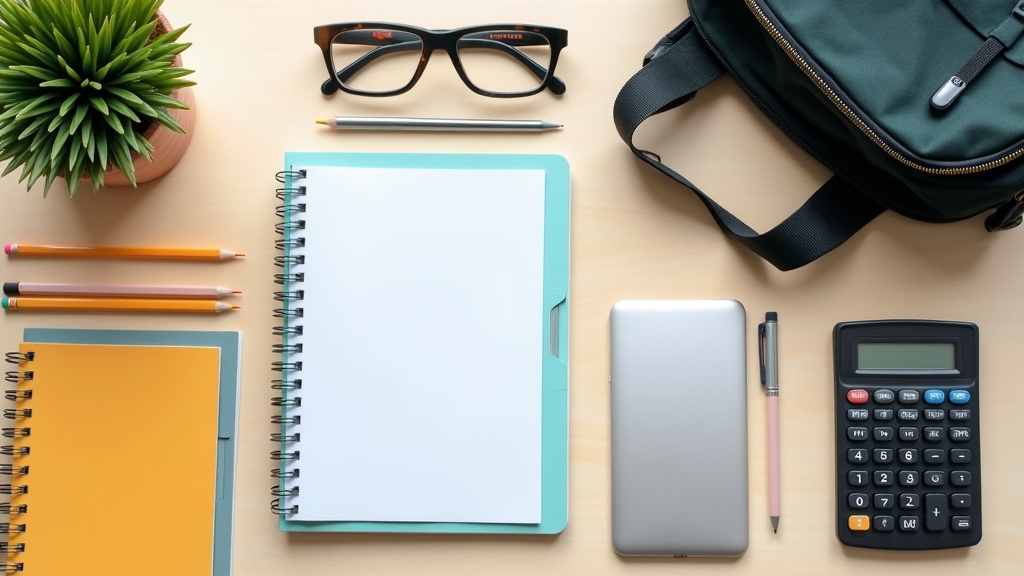 Best time to buy school supplies arranged neatly on a desk before prices rise