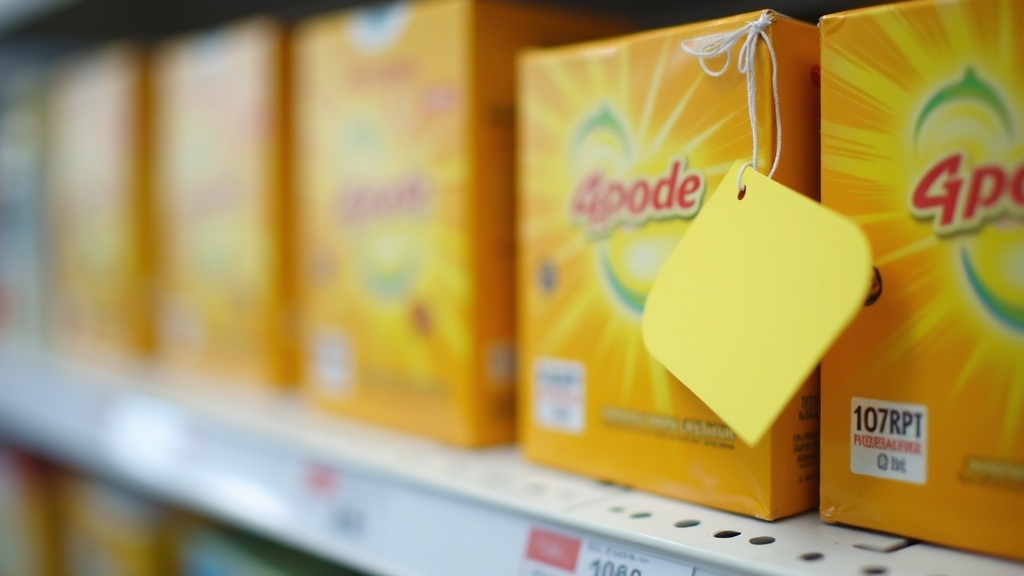 Shopper comparing two products on a shelf to decide if a buy one get one deal is a good deal