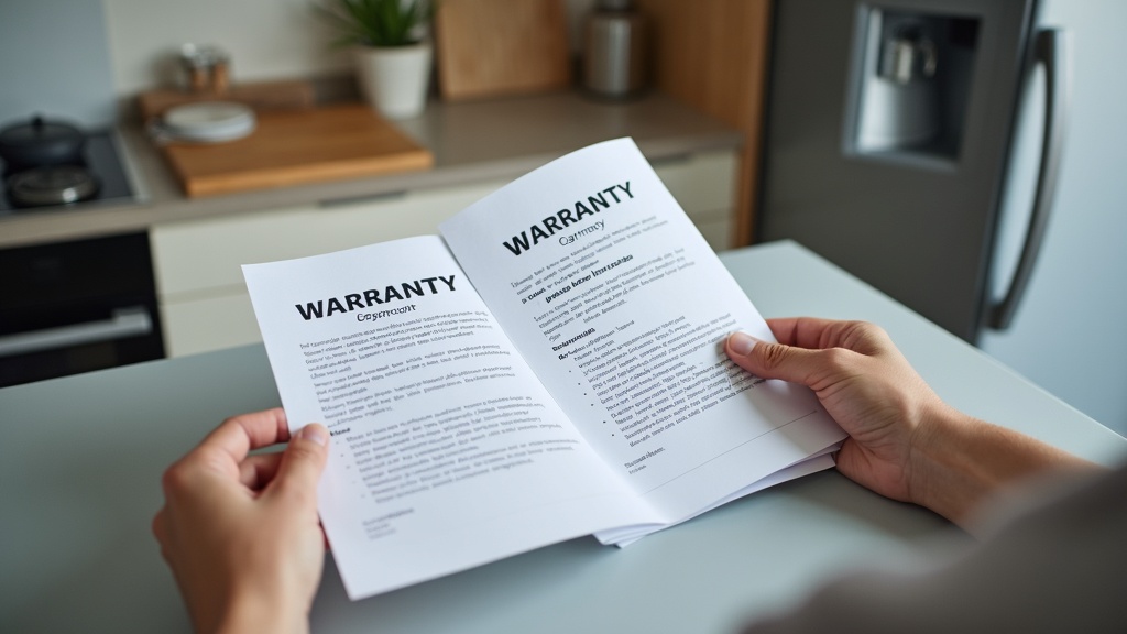 Comparing appliance warranties side by side before making a purchase decision