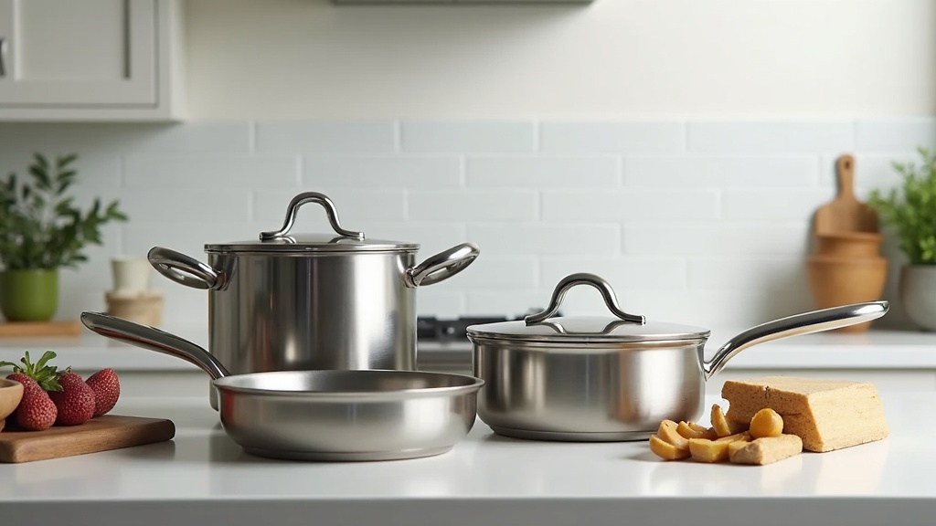 Cookware that will actually last displayed as stainless steel and cast iron pots on a counter