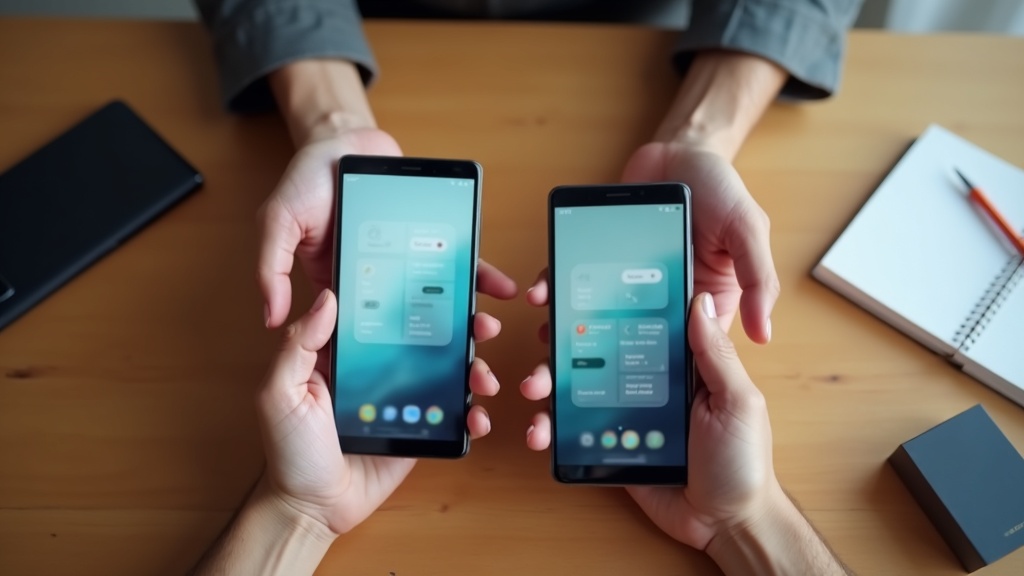 Comparing smartphone data usage settings as part of lowering a cell phone bill without switching carriers