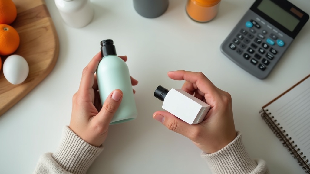 Comparing two products side by side to weigh return policy and price before buying