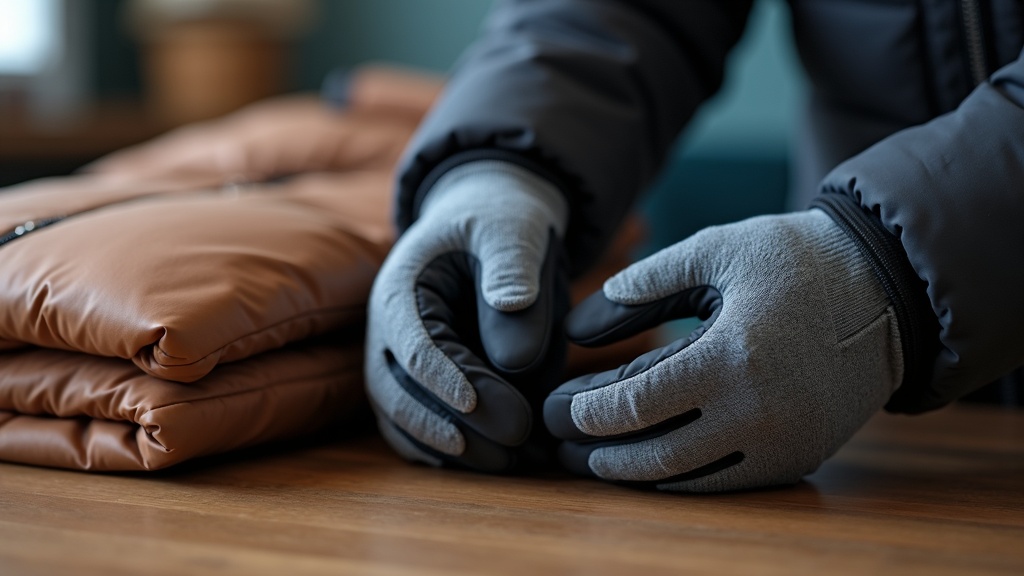 Comparing coat insulation and cuff details when choosing cold weather outerwear